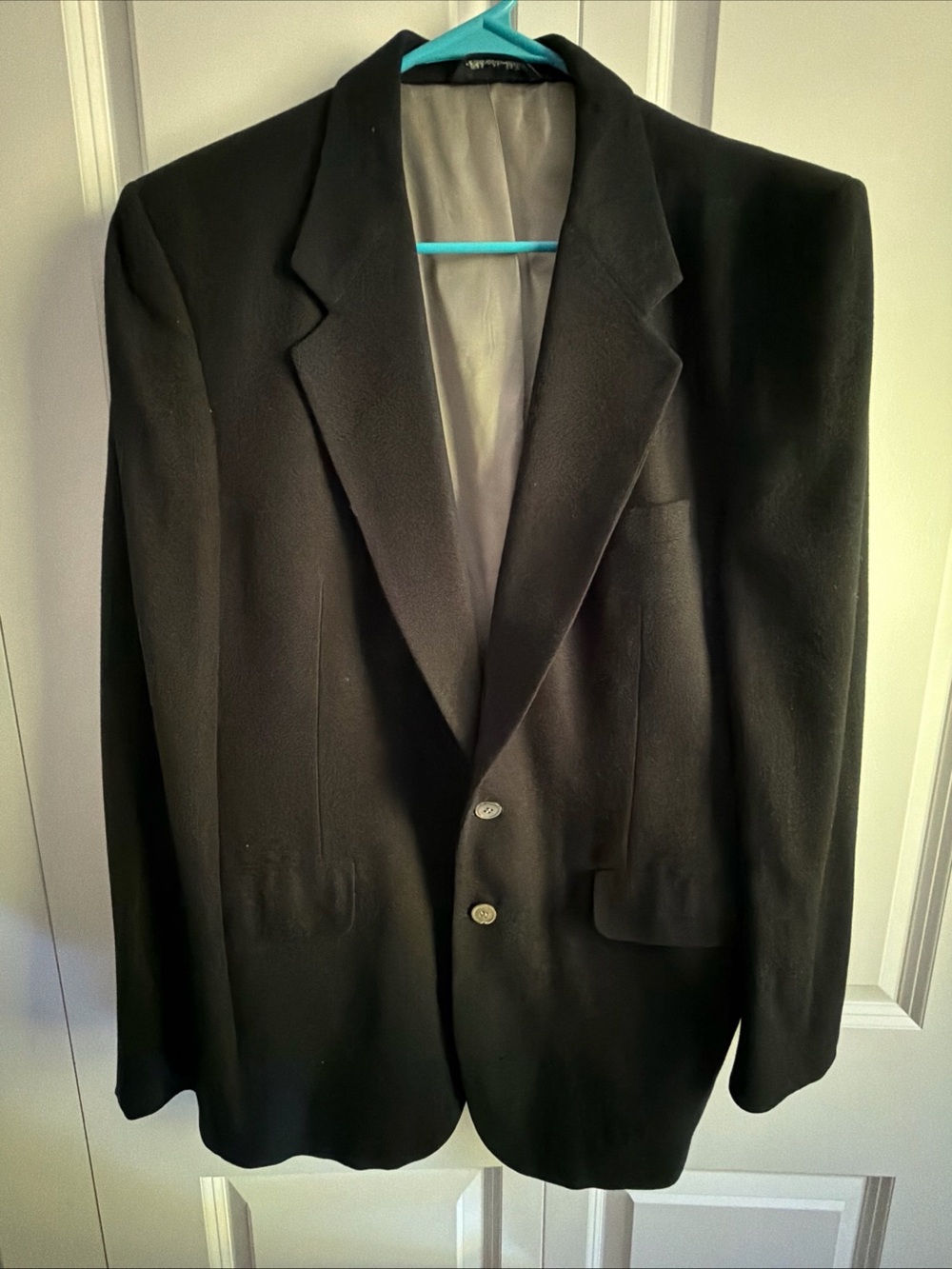Saks Fifth Avenue cashmere Classic Black Men's Blazer 42R